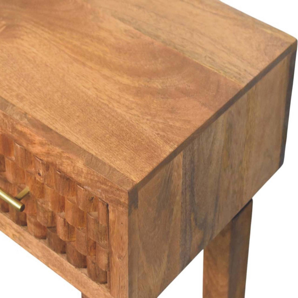 Console Cadiz sculpté Twin tiroir