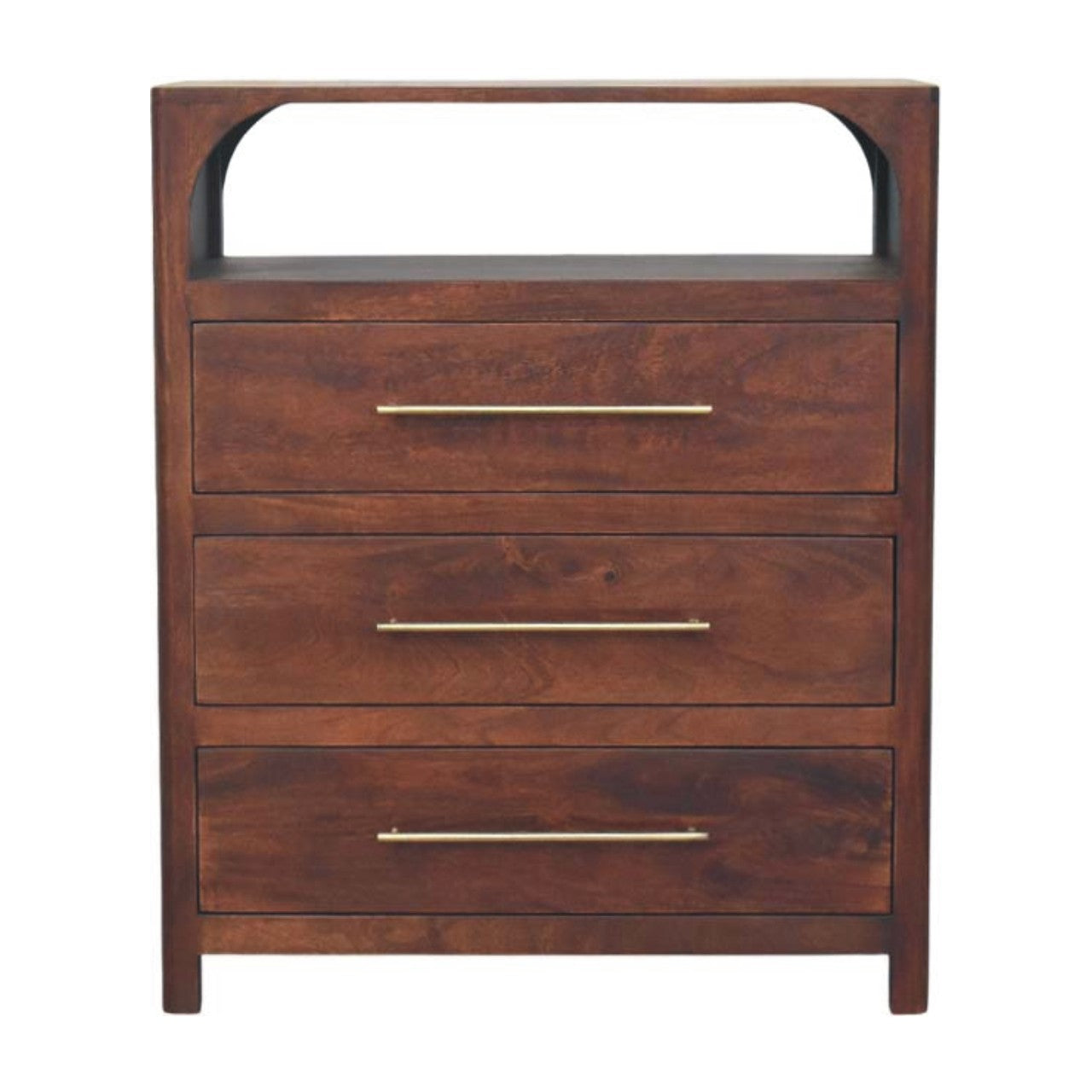 Commode Arched Edge 3 Tiroirs