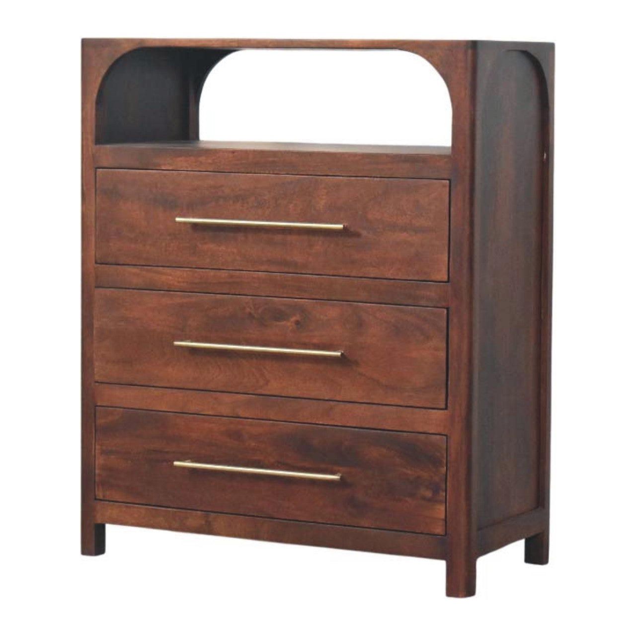 Commode Arched Edge 3 Tiroirs