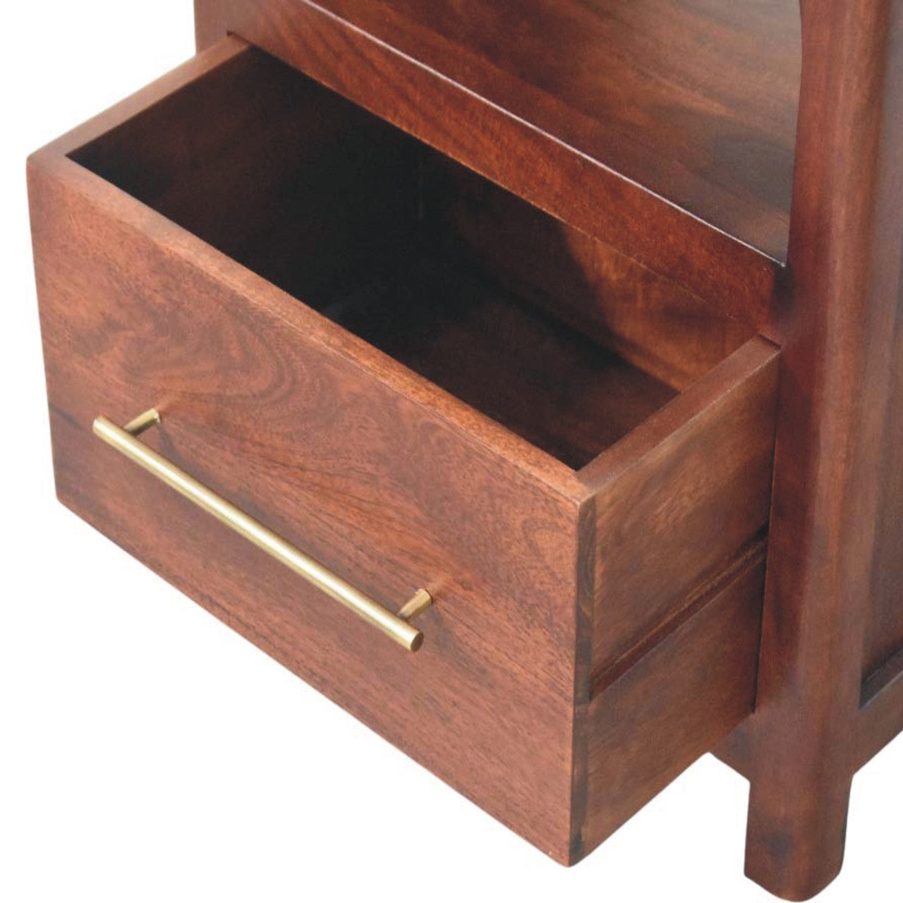 Table de chevet Arched Edge 1 Tiroirs