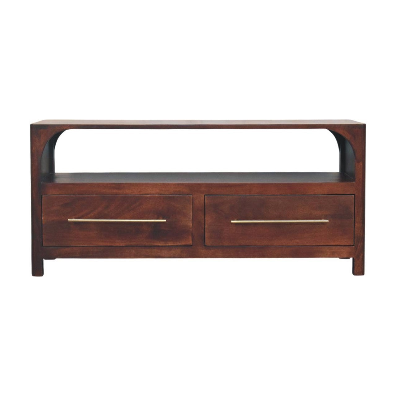 Meuble TV Arched Edge 2 Tiroirs