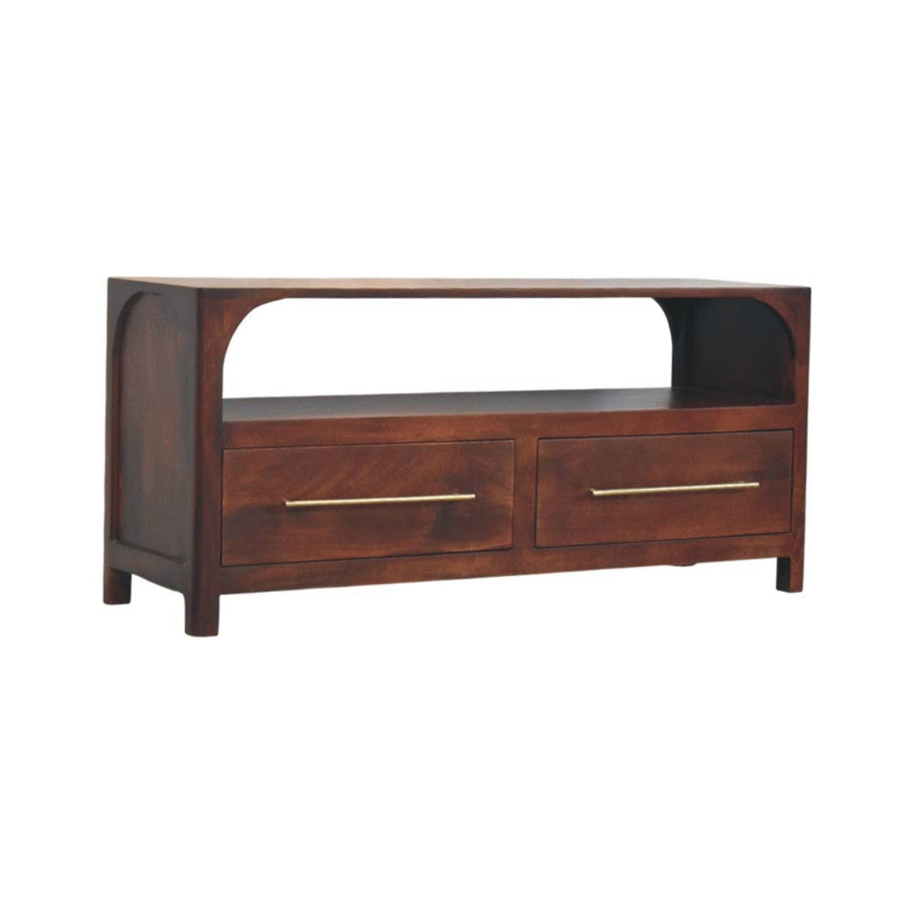 Meuble TV Arched Edge 2 Tiroirs