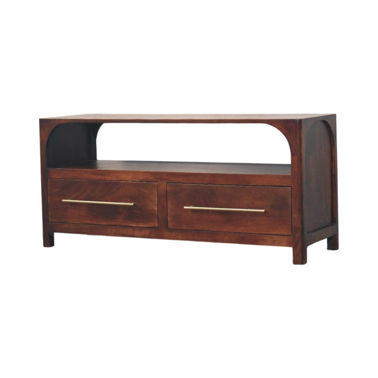 Meuble TV Arched Edge 2 Tiroirs