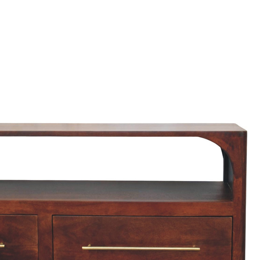 Meuble TV Arched Edge 2 Tiroirs