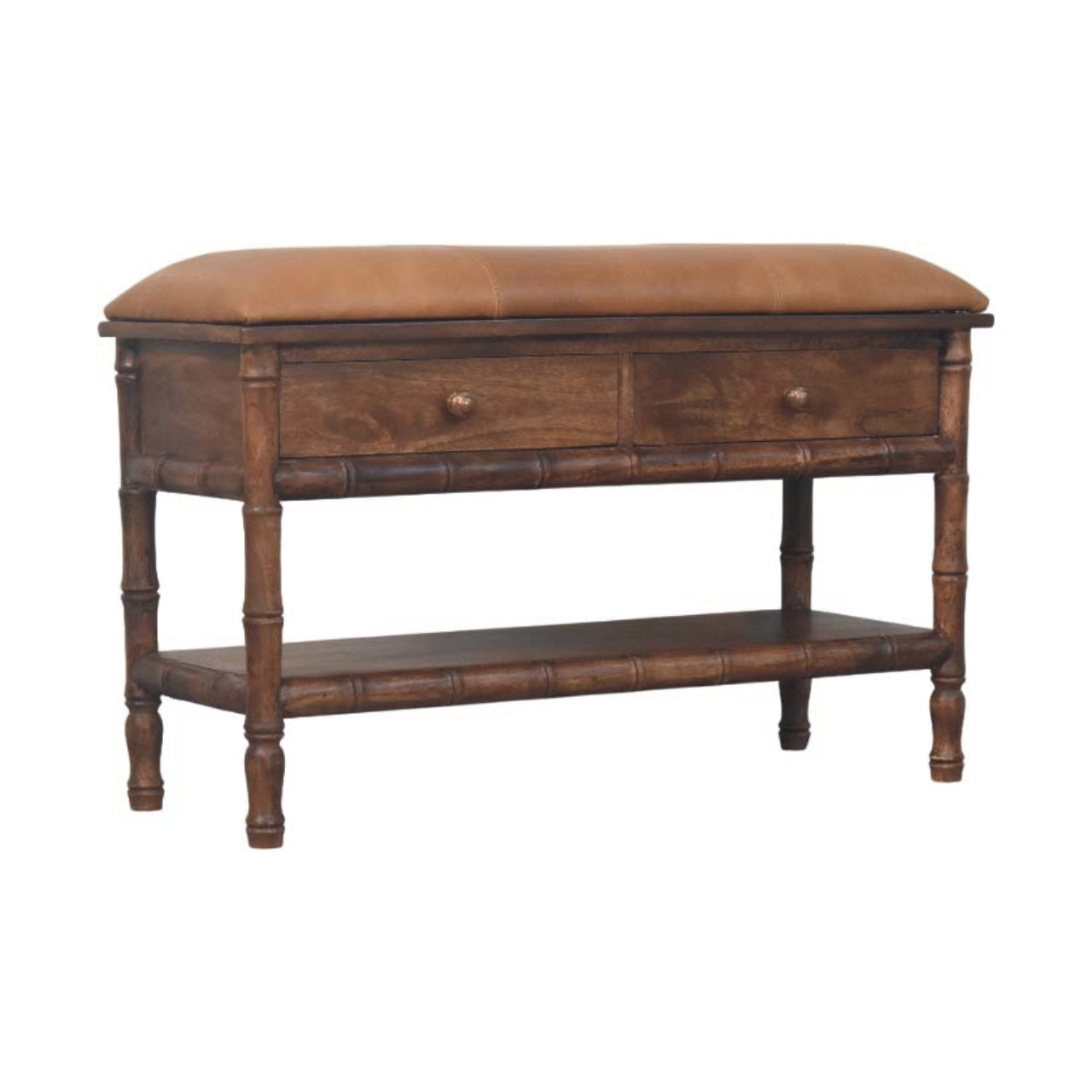 Meuble bambou sculpté rangement
