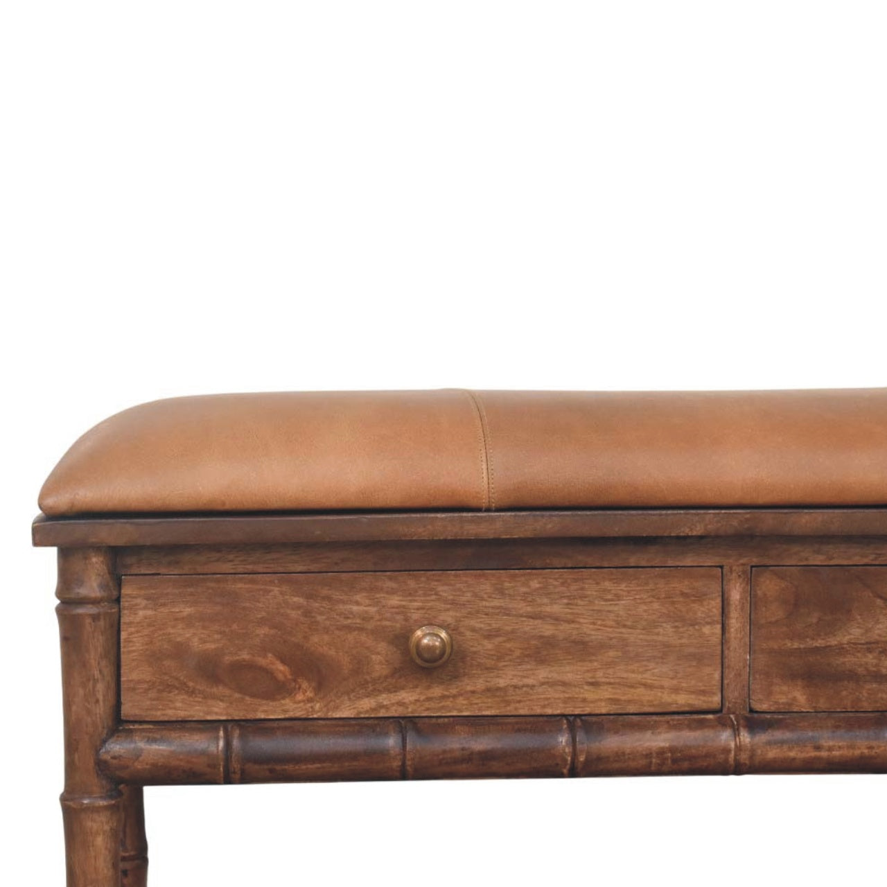 Meuble bambou sculpté rangement