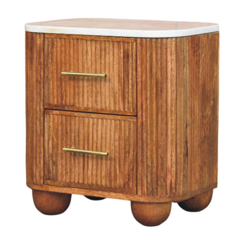 Table de chevet Aurora marbre