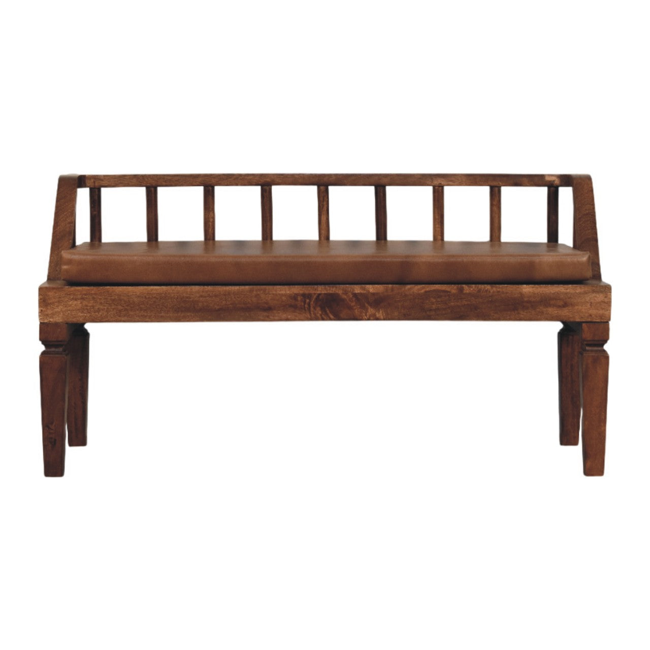 Banc Bordeaux cuir