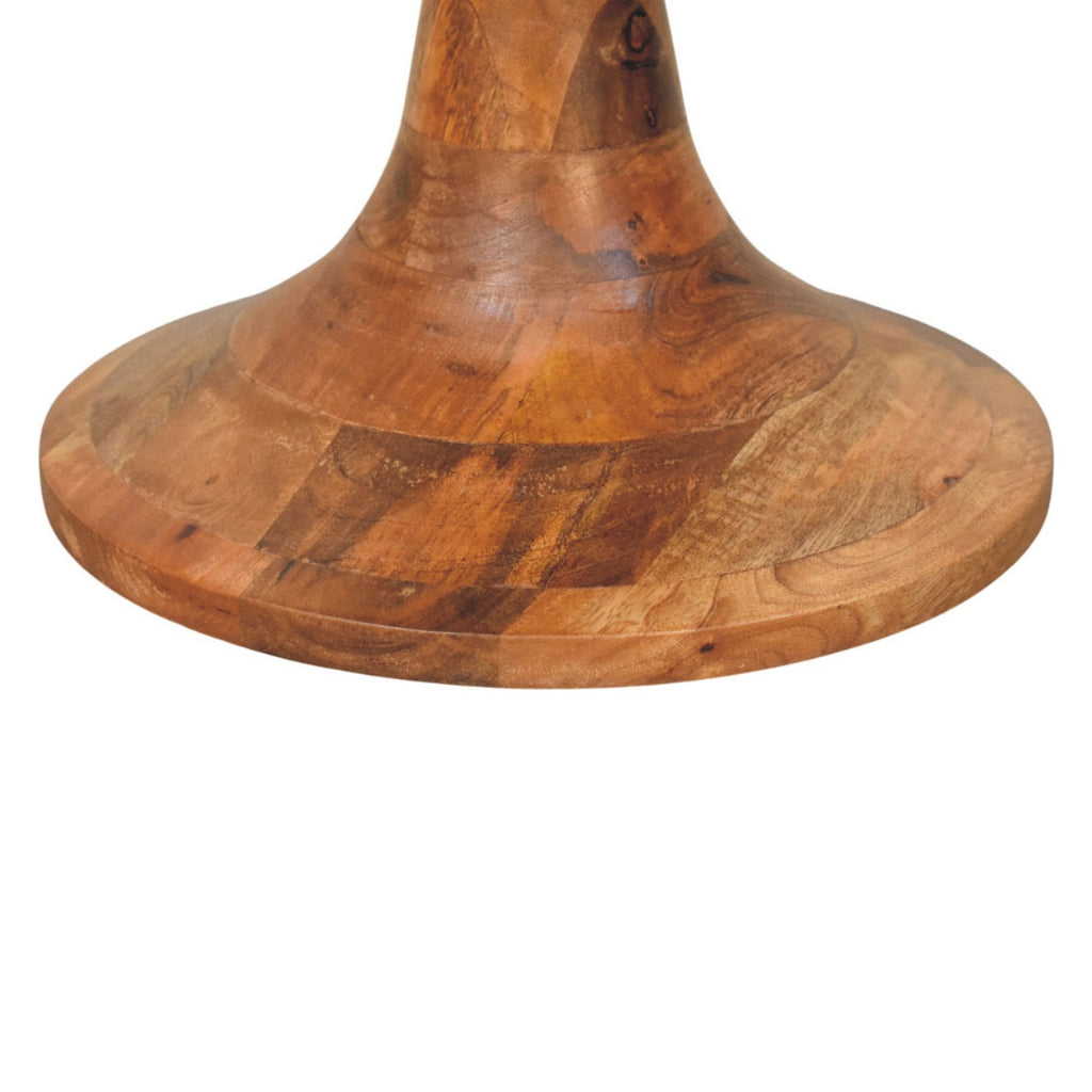 Tabouret bouclé teck
