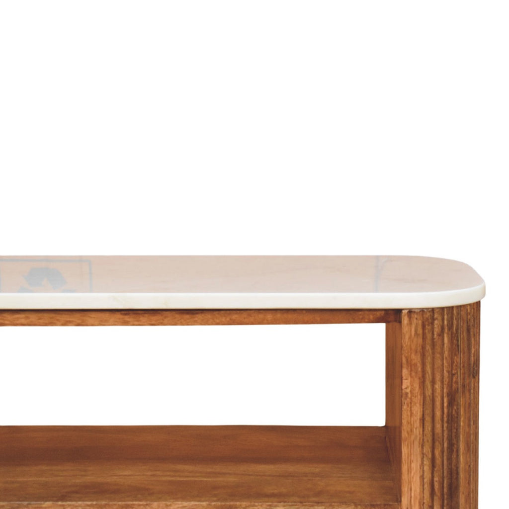 Banc à chaussures Beaumont marbre