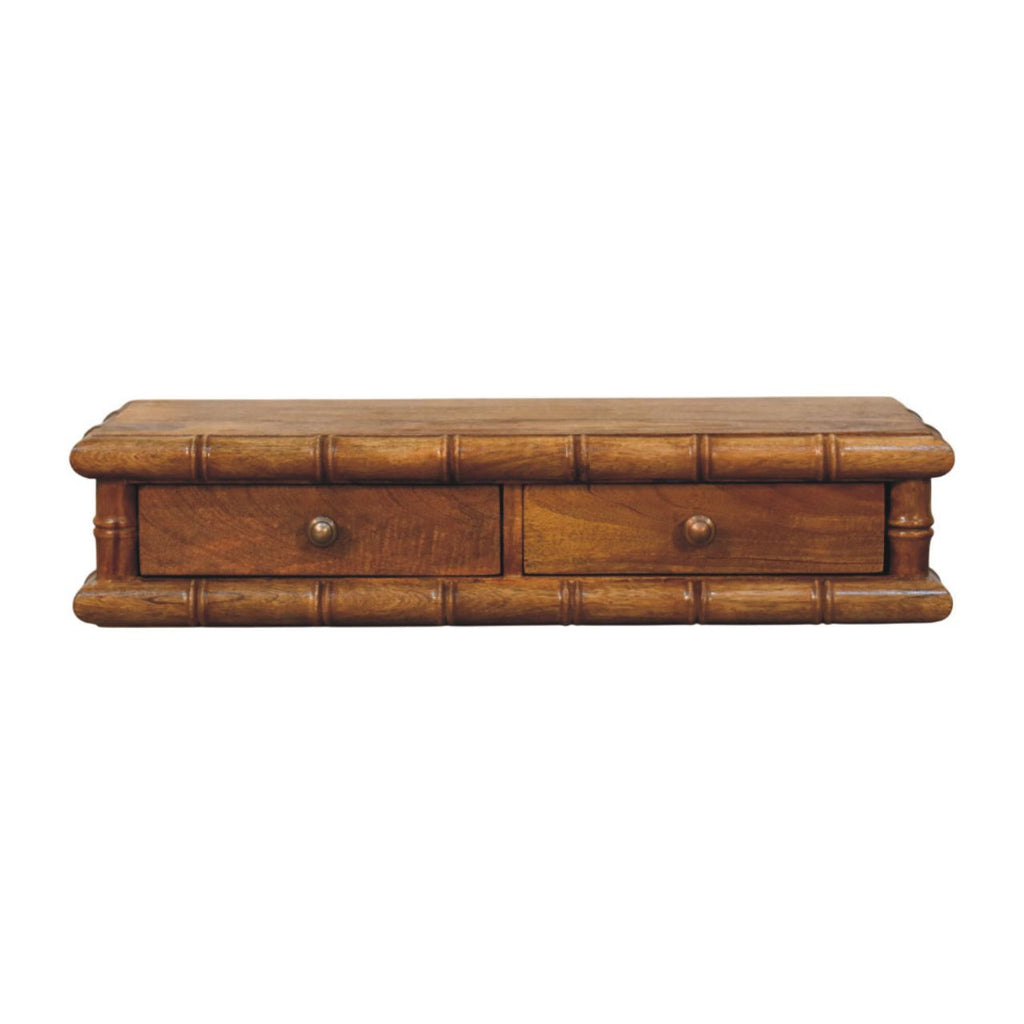 Console bambou mural