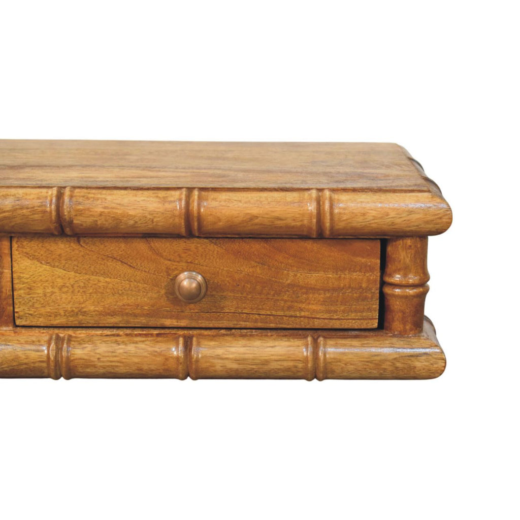 Console bambou mural