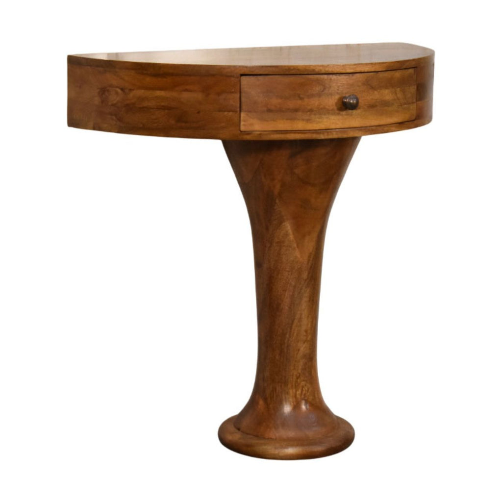 Console ambré Pedestal