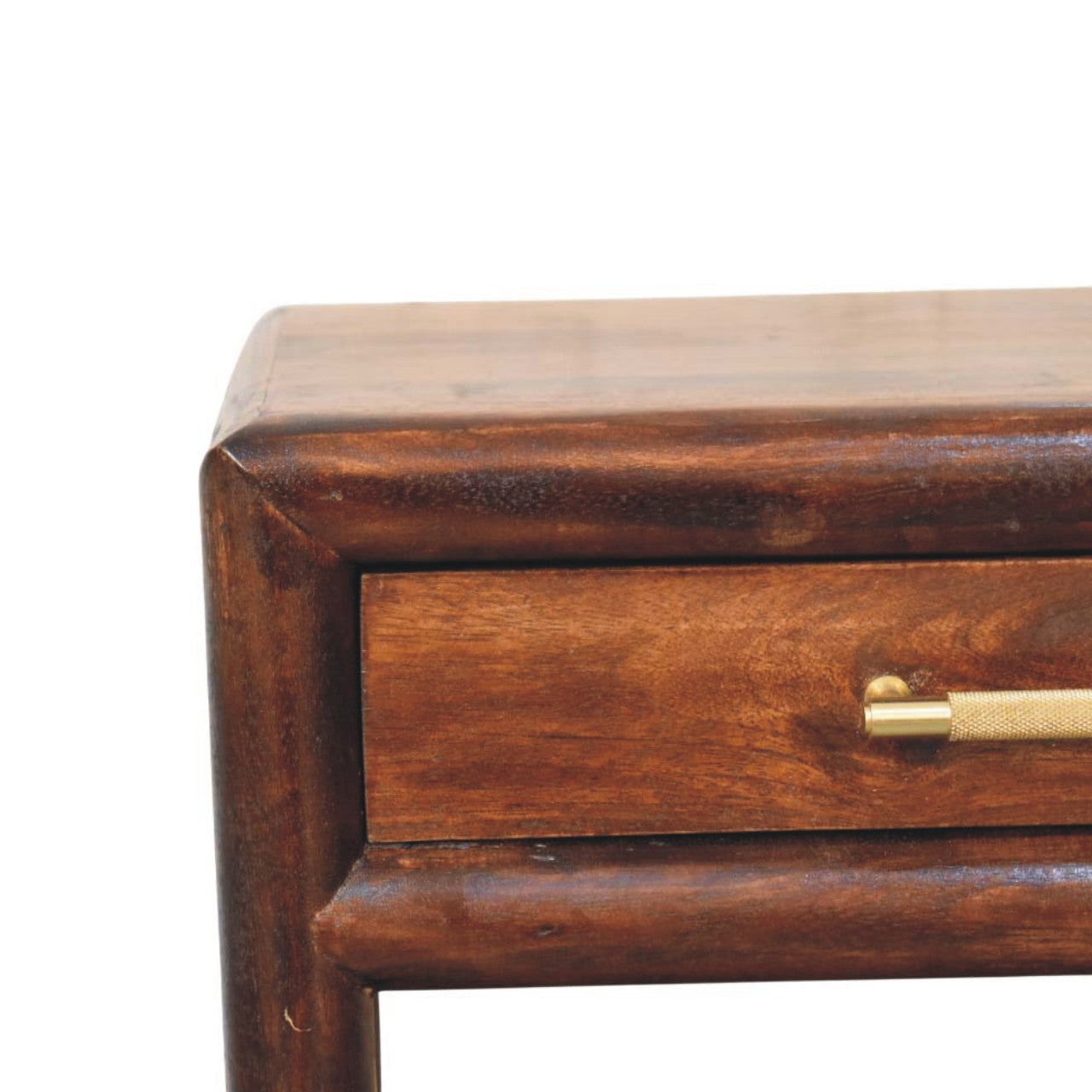Table de chevet Noyer De Californie ouvert