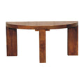 Table basse ambré chêne Half Moon