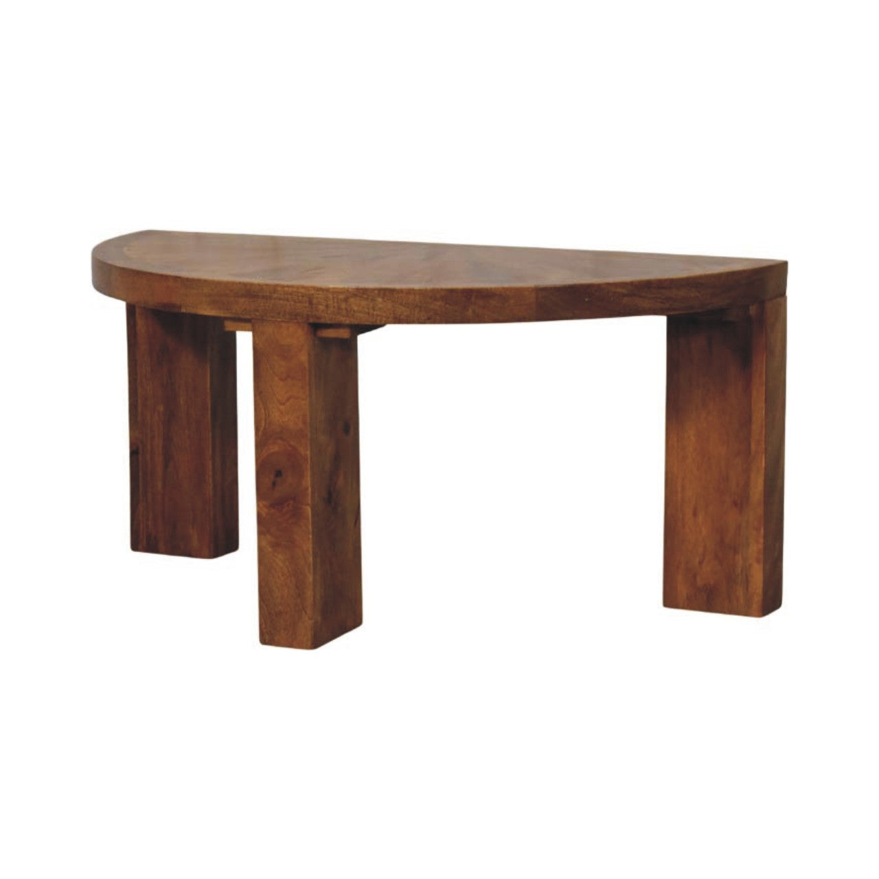 Table basse ambré chêne Half Moon
