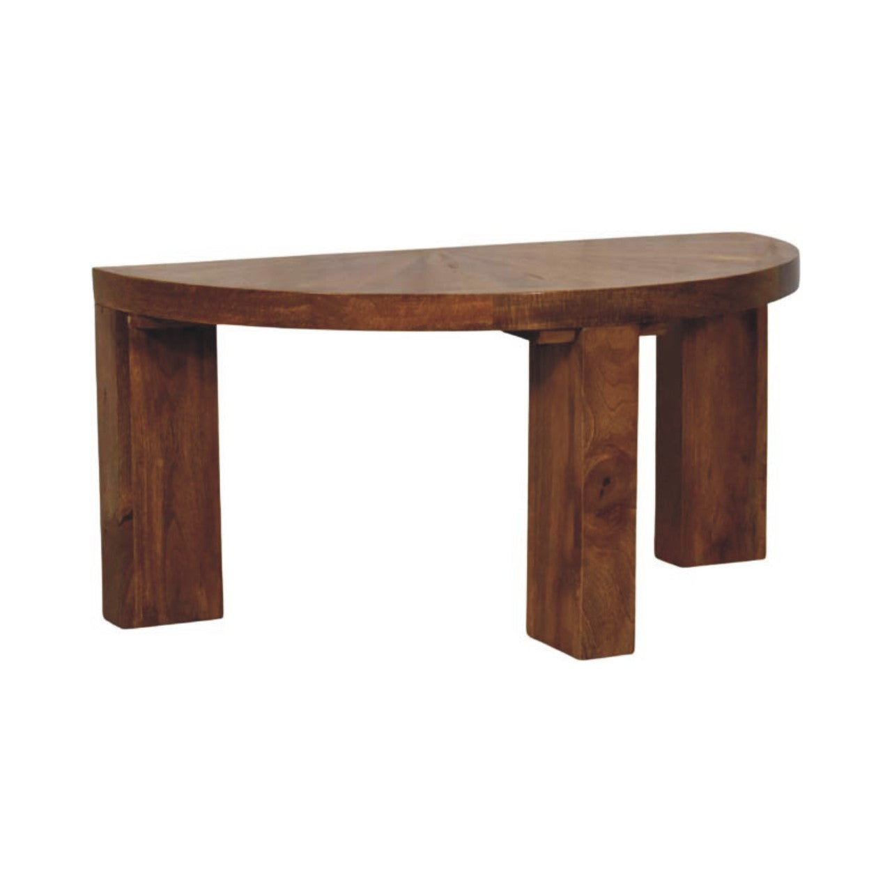 Table basse ambré chêne Half Moon