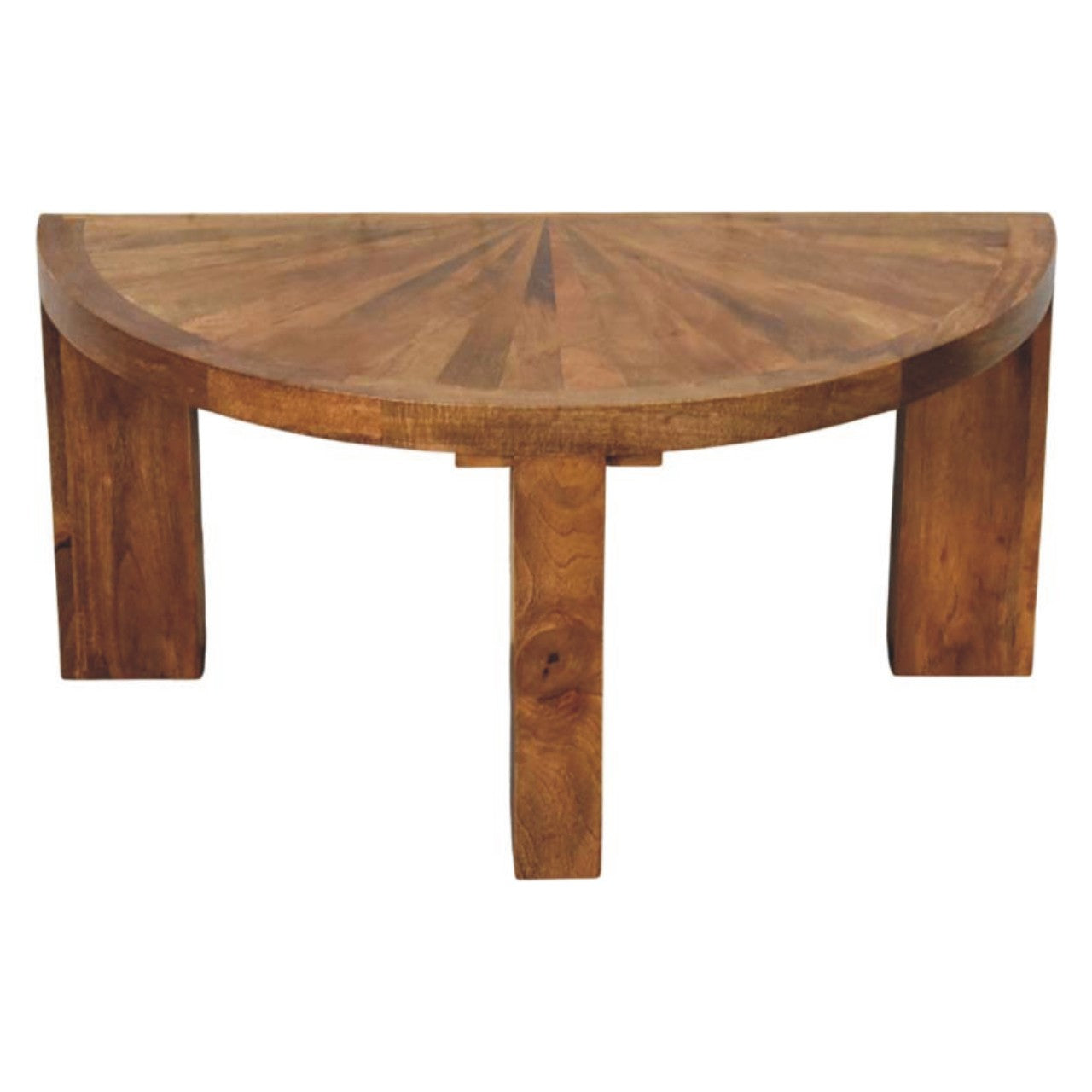 Table basse ambré chêne Half Moon