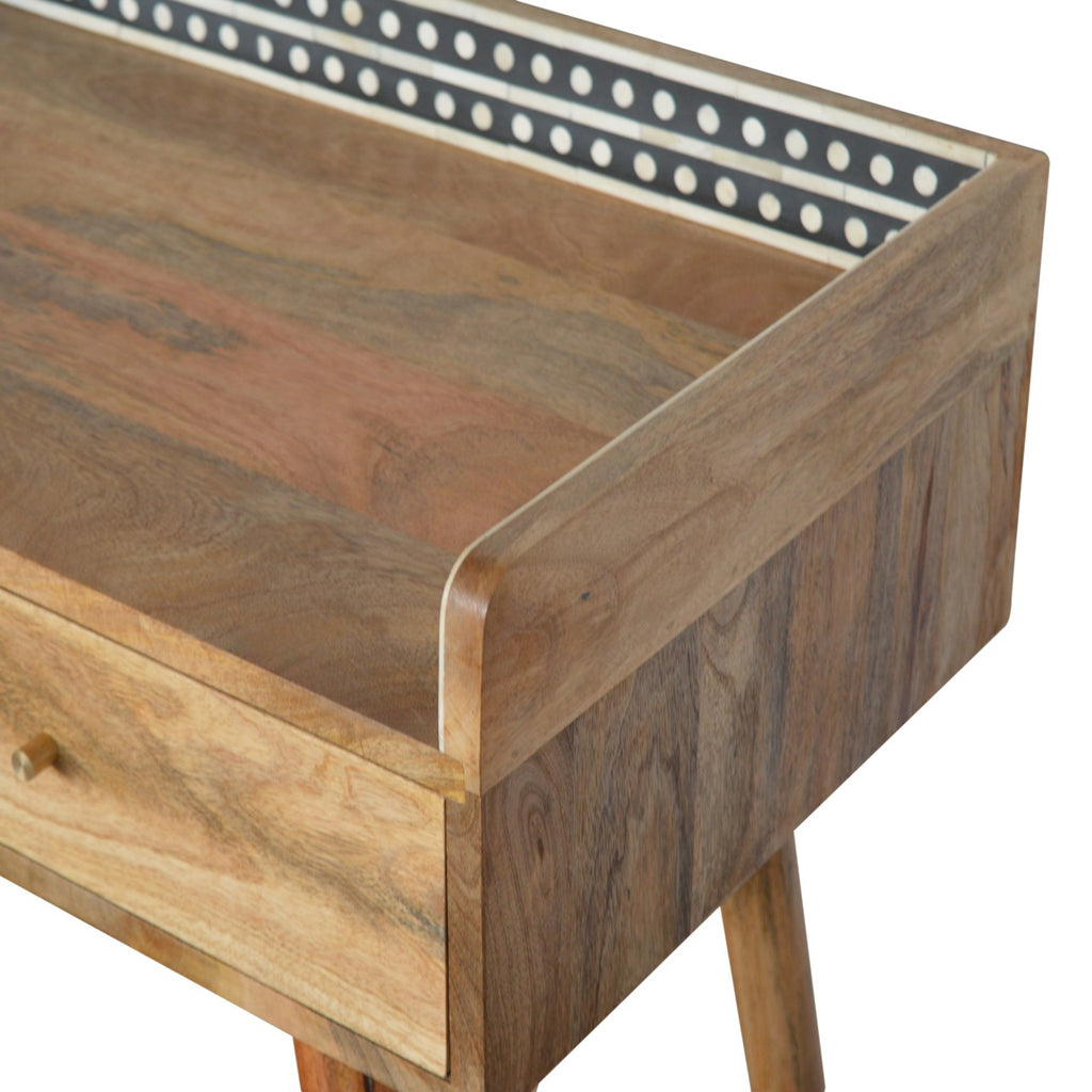 Console Bone marqueté dosseret