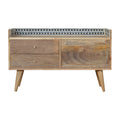 Meuble TV Bone marqueté dosseret Back