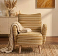 Mustard Yellow Armchair | 34.3" Height | Living Room Chair | Mid Century Style