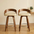 Mid Century Bar Stool | 25" Height | Kitchen Island Counter Seat | Minimalist Style