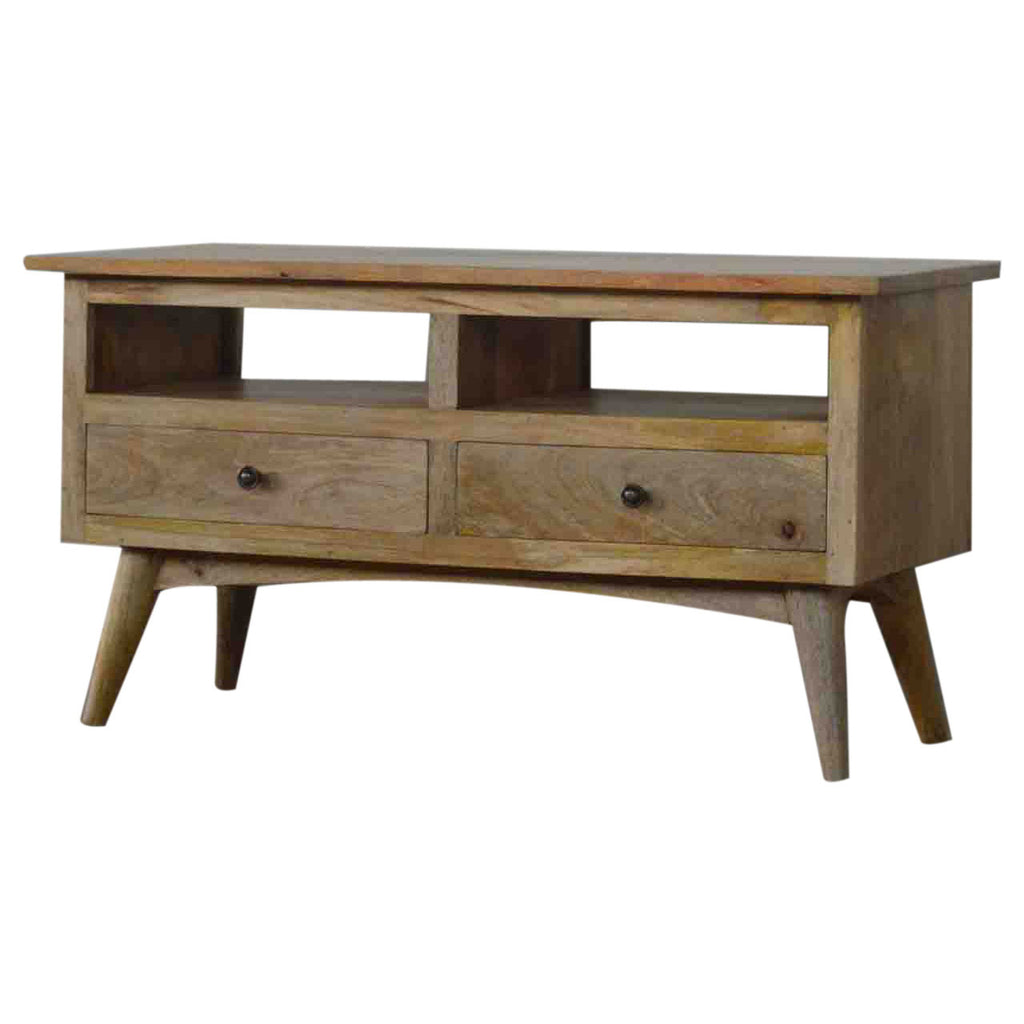 Meuble TV 2 Tiroirs Style Scandinave