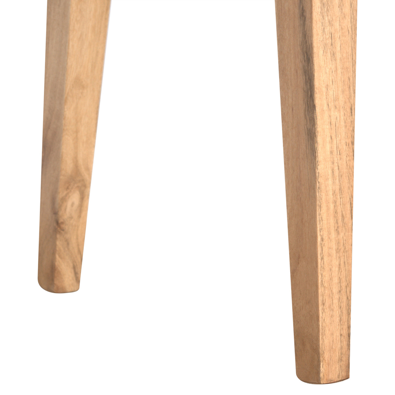 Bureau 2 Tiroirs Poignées Coquillage Chêne