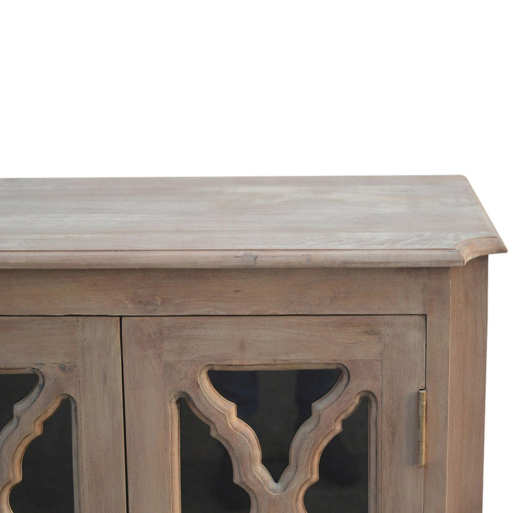 Meuble sculpté vitré Sidebaord