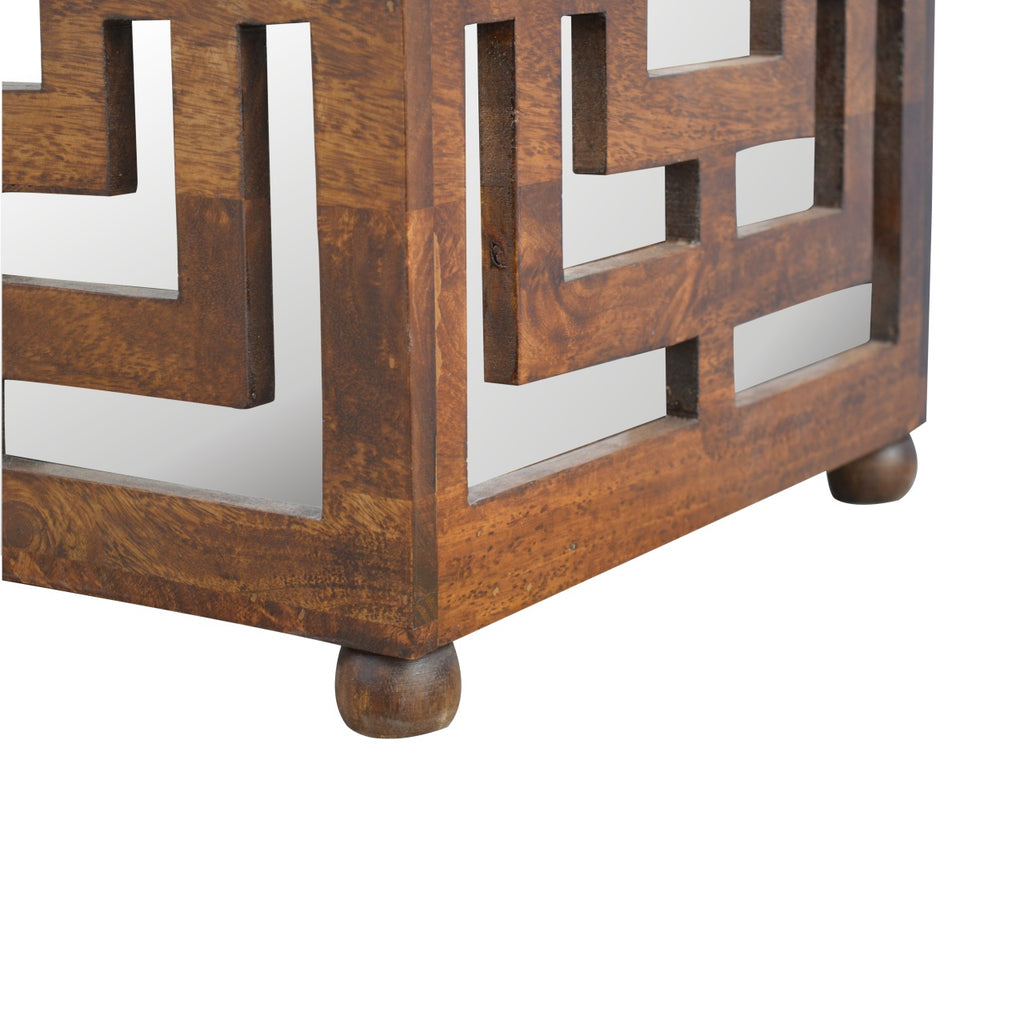 Repose-pieds sculpté lin Seat