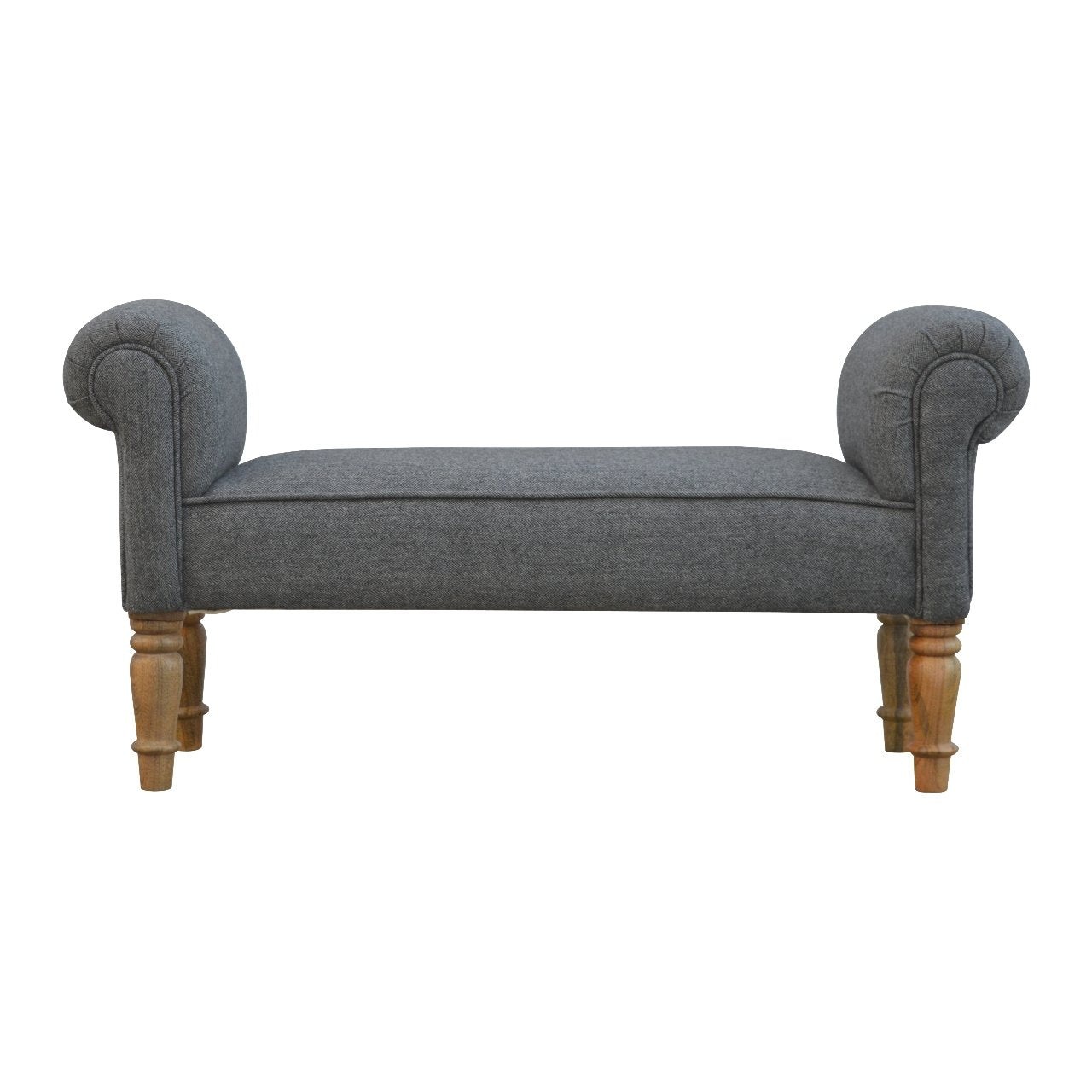 Banc noir tweed Turned Feet