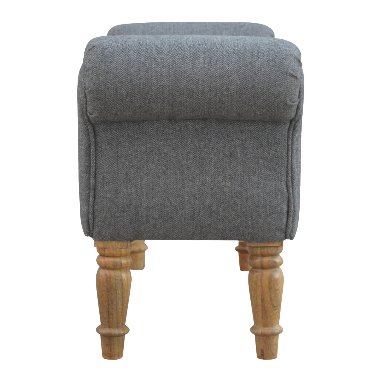 Banc noir tweed Turned Feet
