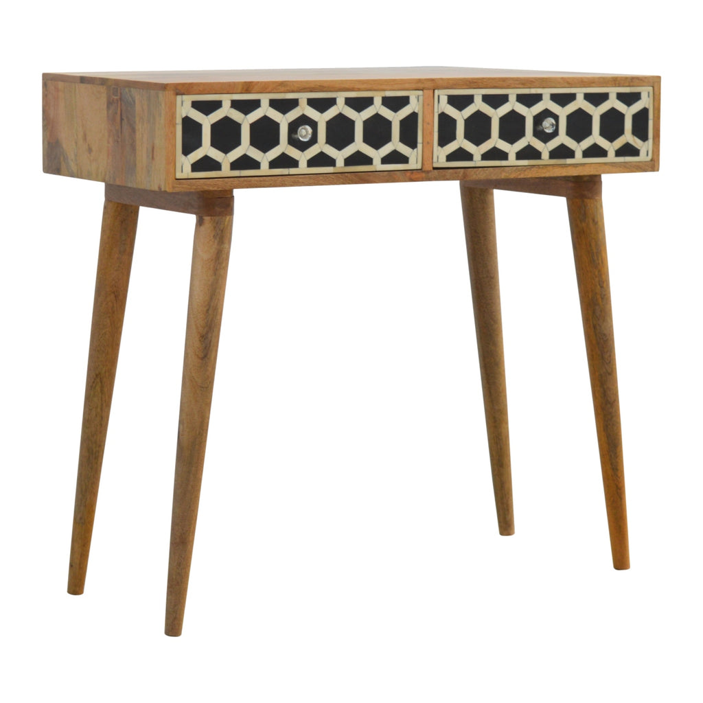Console Bone marqueté