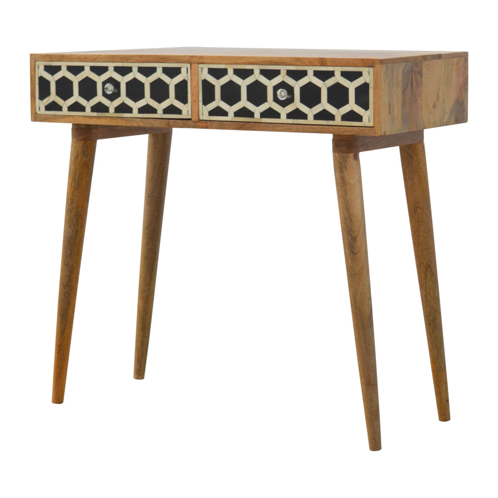 Console Bone marqueté