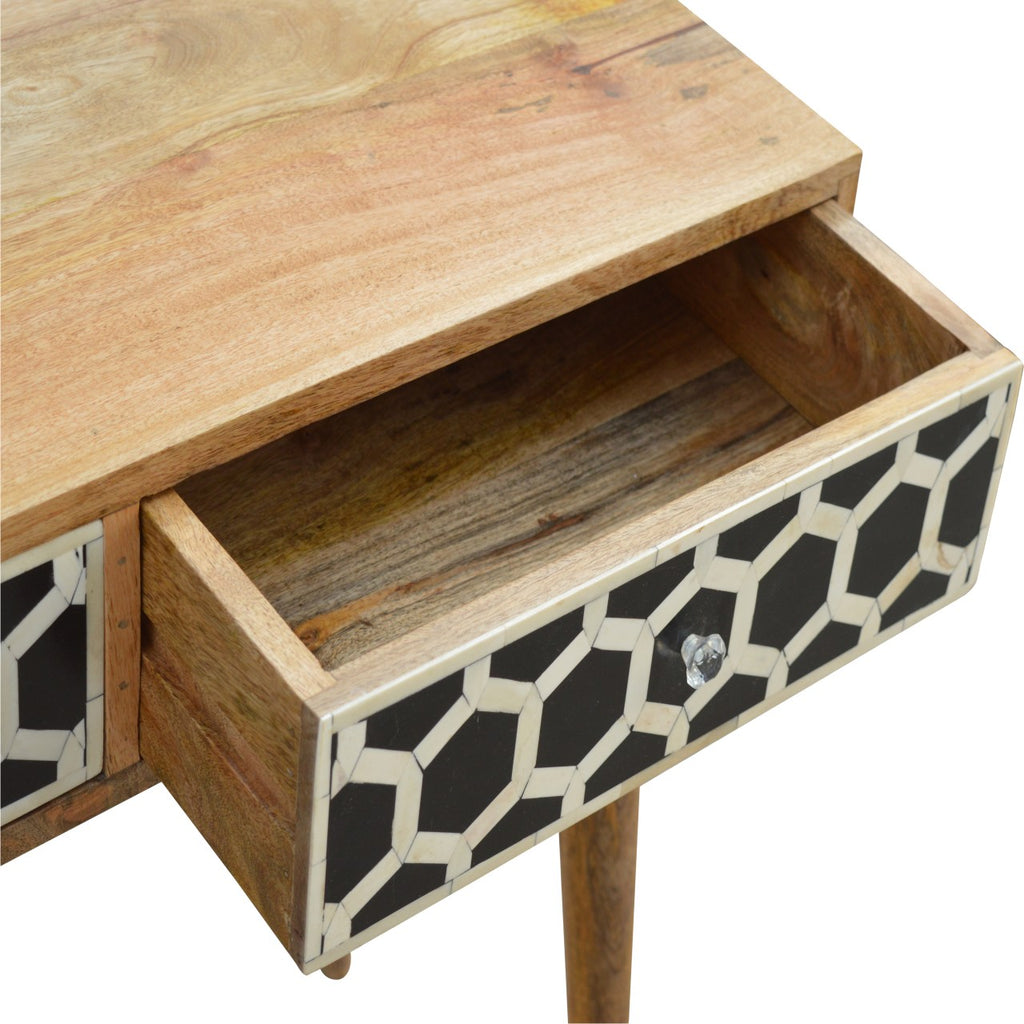 Console Bone marqueté