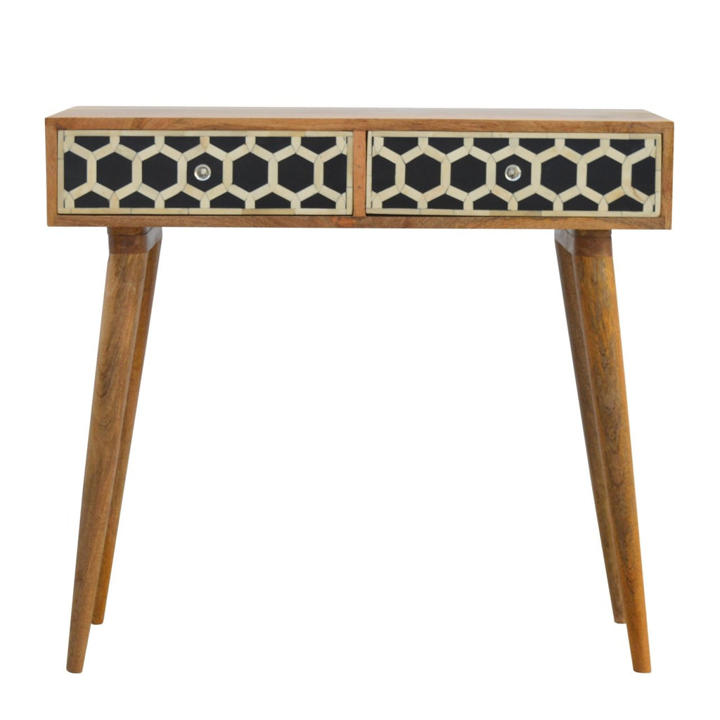 Console Bone marqueté
