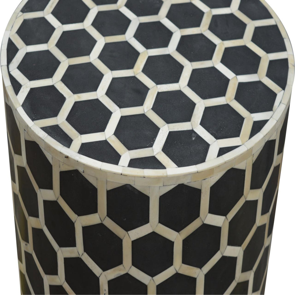 Tabouret Bone marqueté