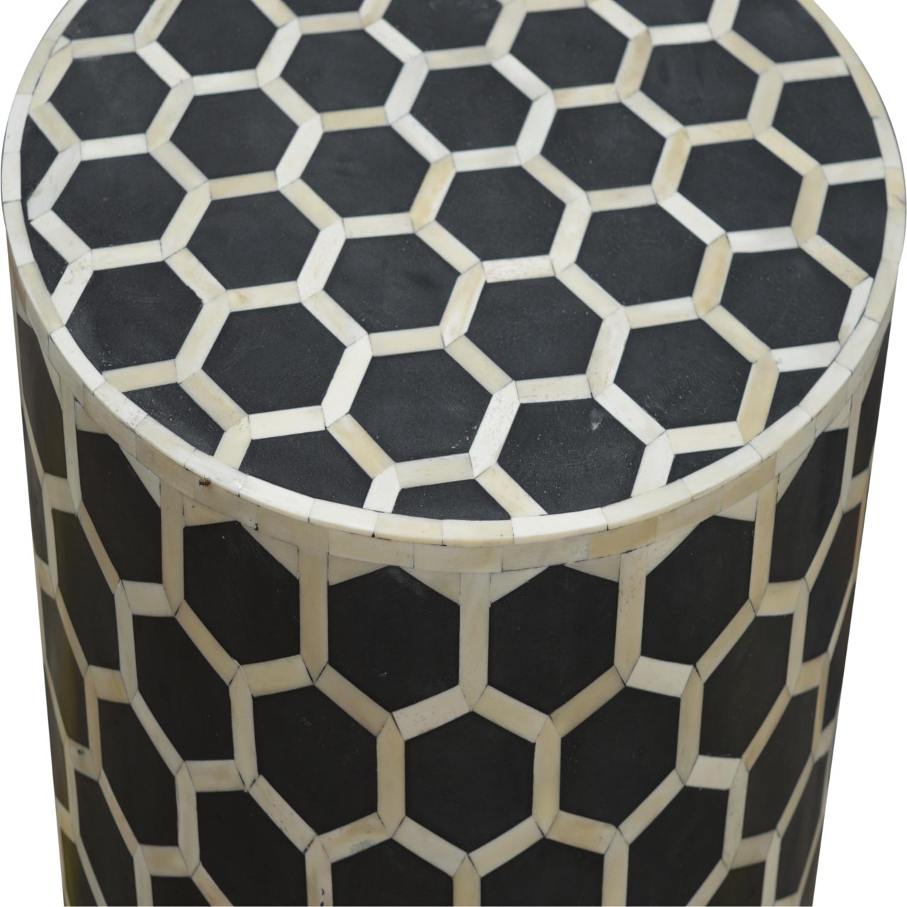 Tabouret Bone marqueté