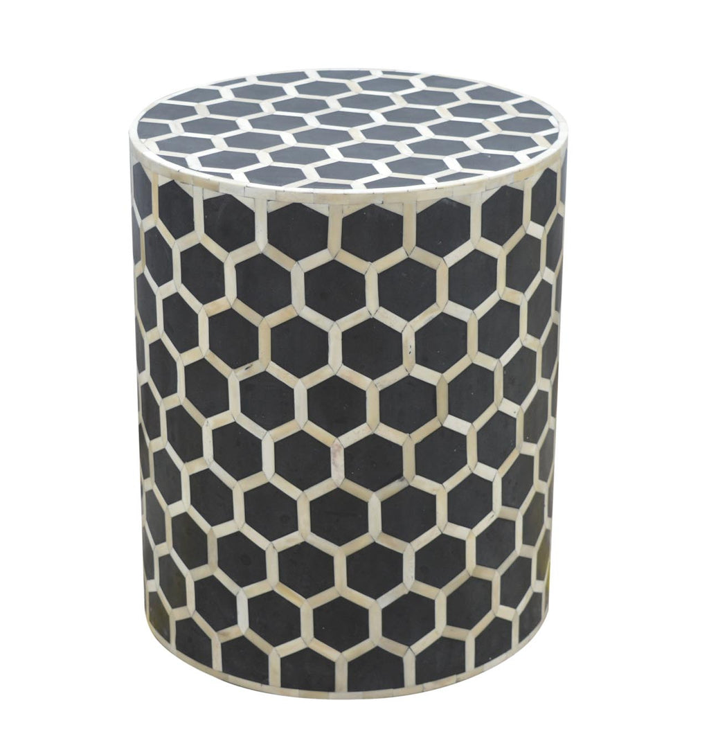 Tabouret Bone marqueté