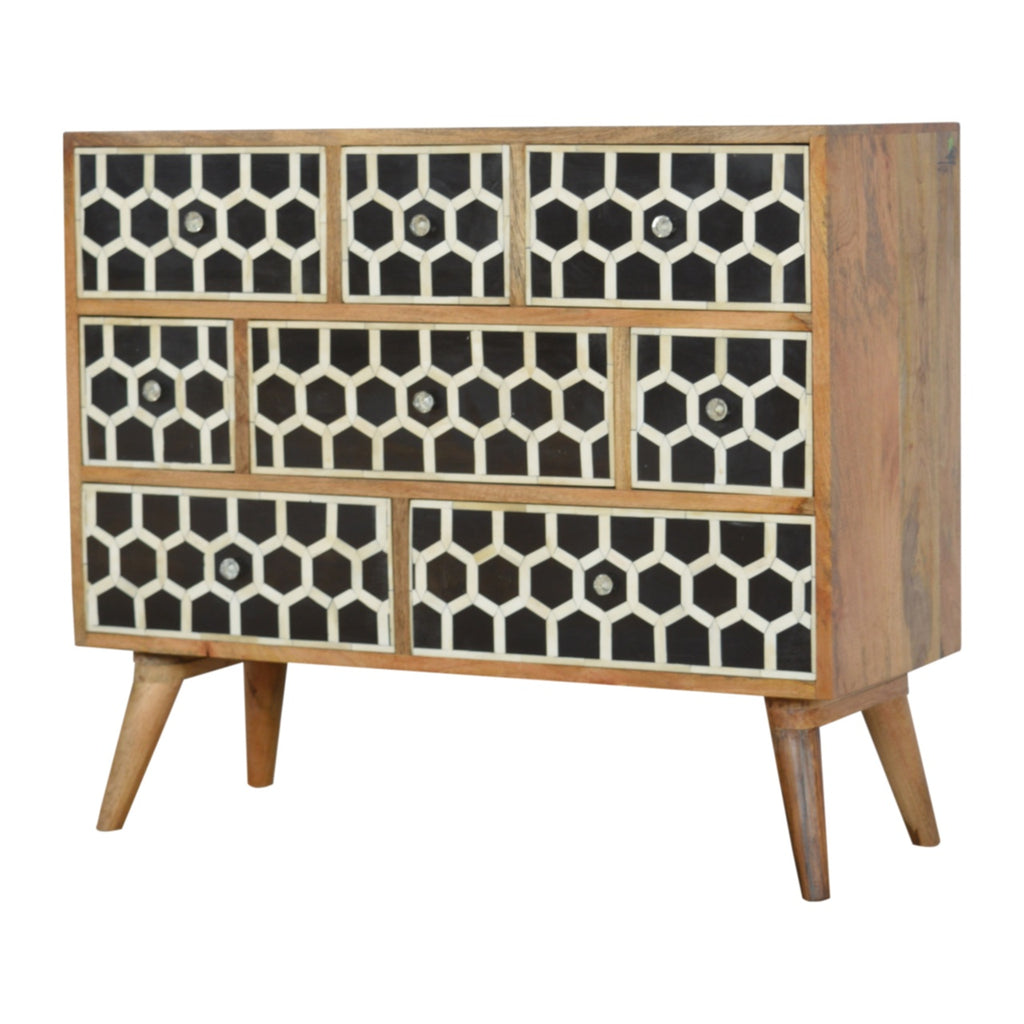Commode Bone marqueté