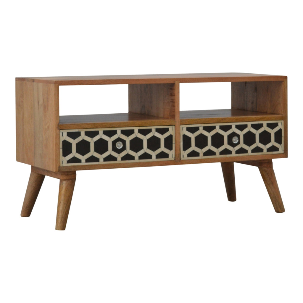 Meuble TV Bone marqueté