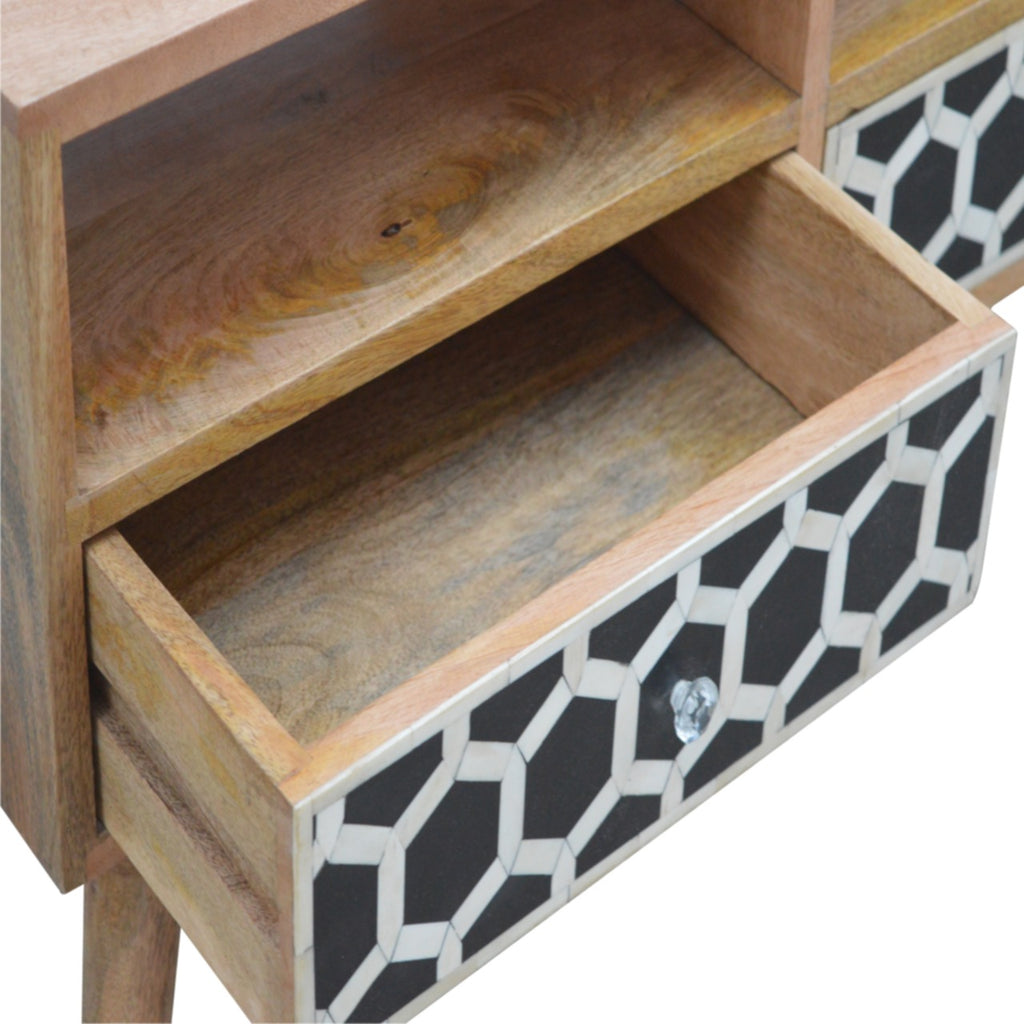 Meuble TV Bone marqueté