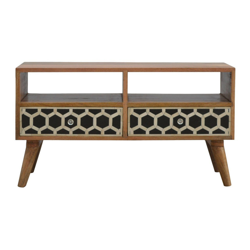 Meuble TV Bone marqueté