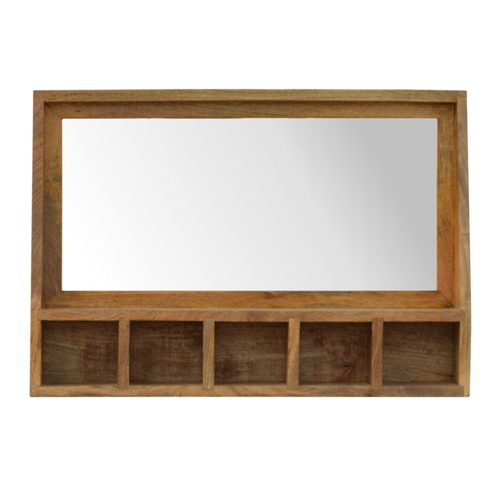 Console murale 5 Niches miroir