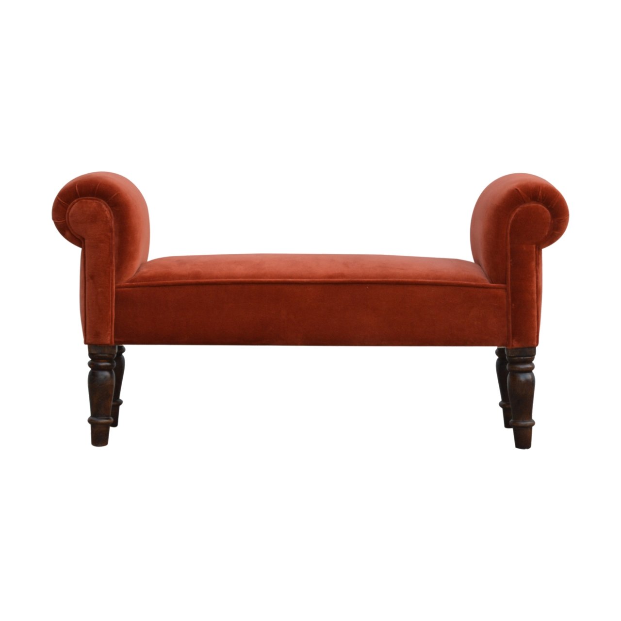 Banc Rouge Brique velours