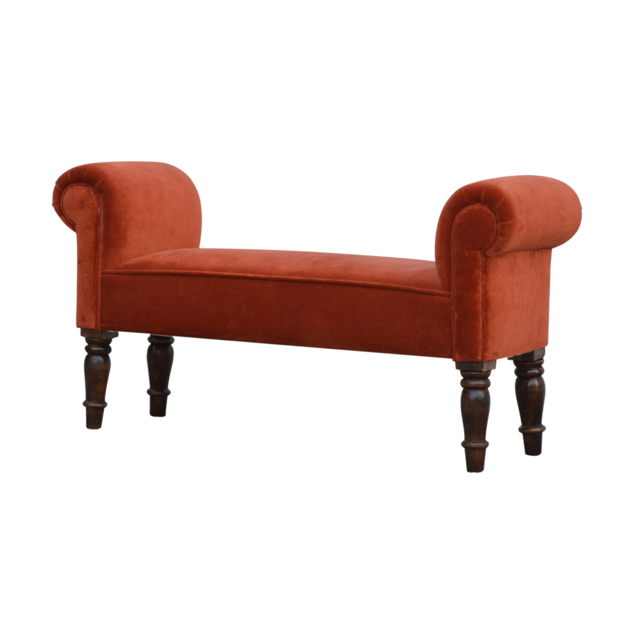 Banc Rouge Brique velours