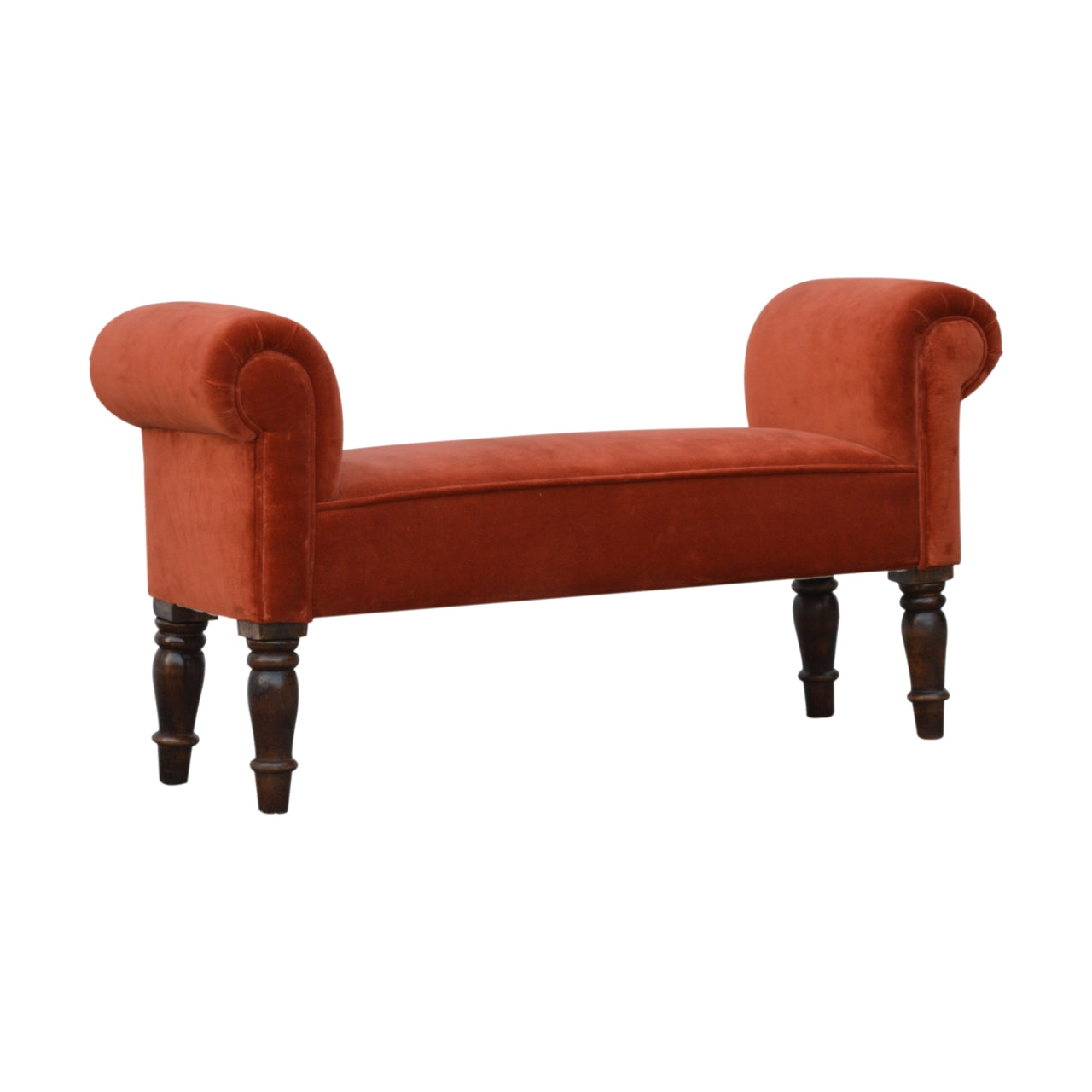 Banc Rouge Brique velours