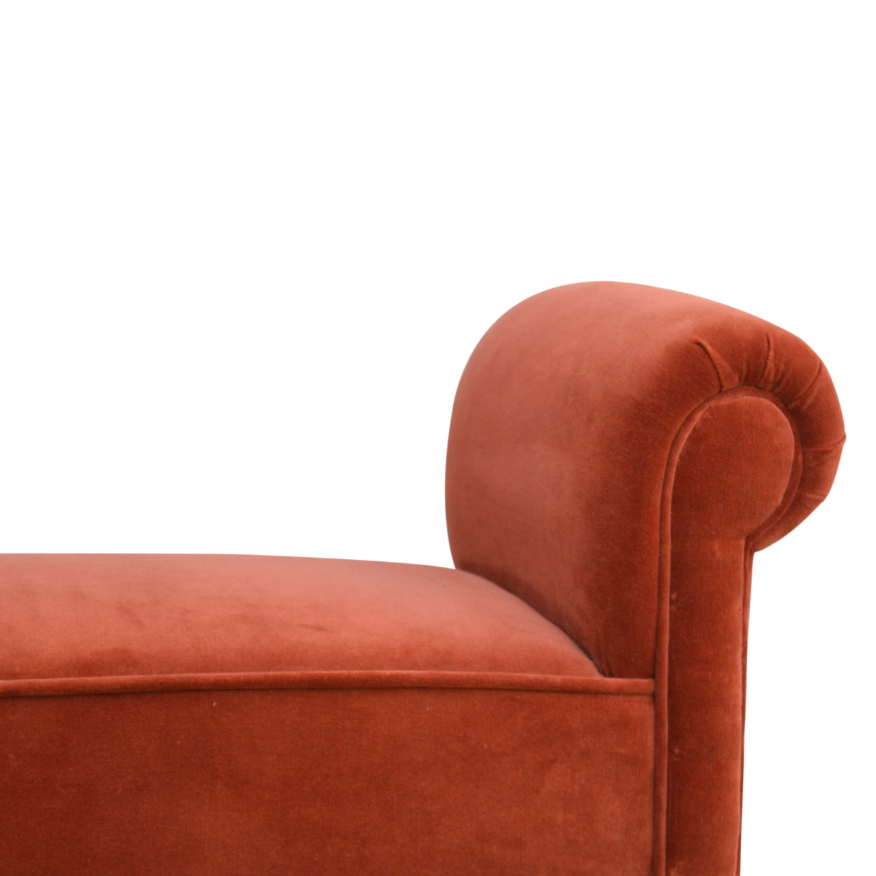 Banc Rouge Brique velours