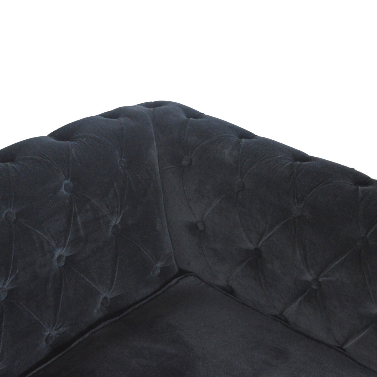 Canapé noir velours Sofa