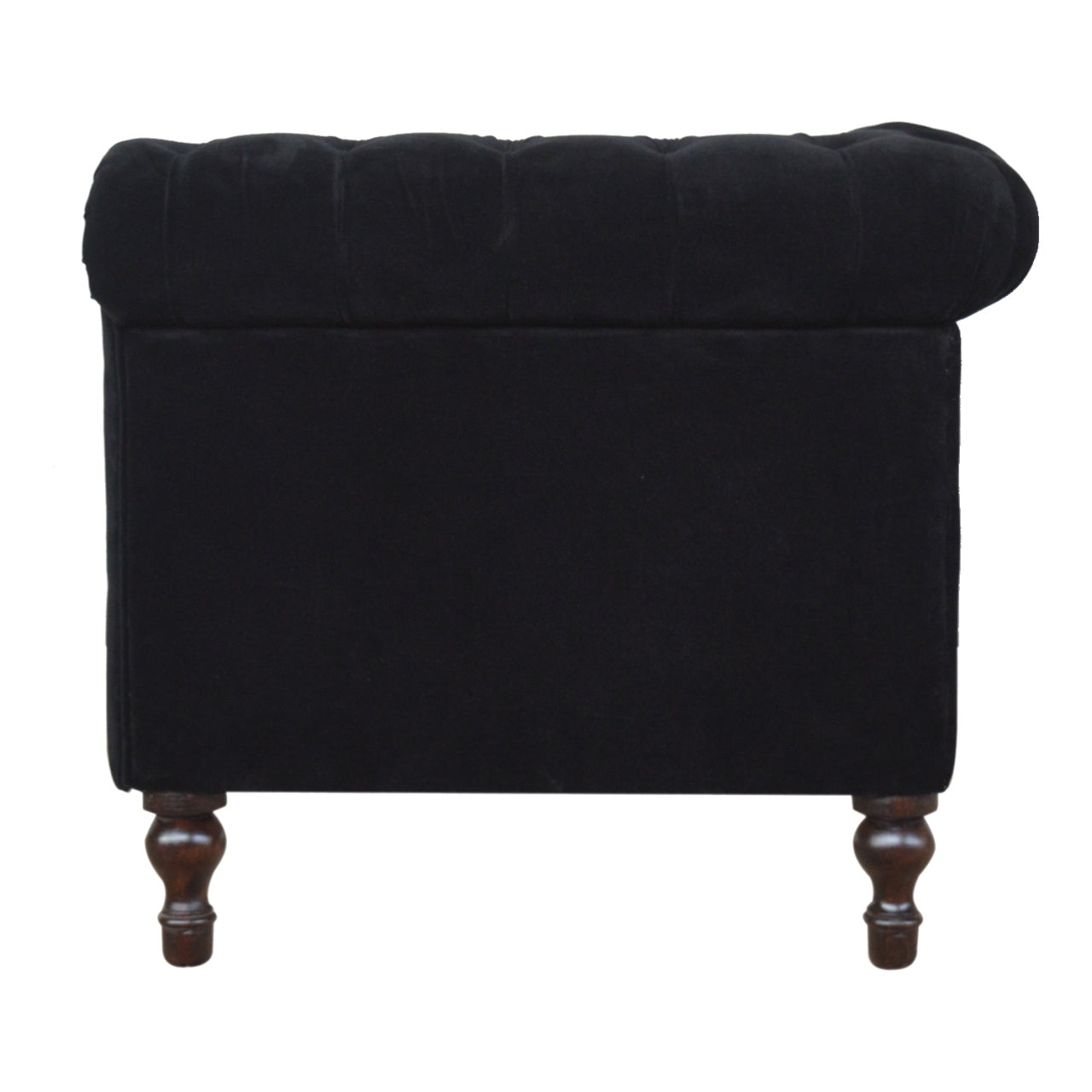 Canapé noir velours Sofa
